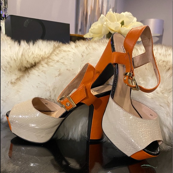 Brand New ✨Leather Sandal High Heels ✨ Brand “ Joy&Peace” ✨Size 6.5 - Picture 8 of 16